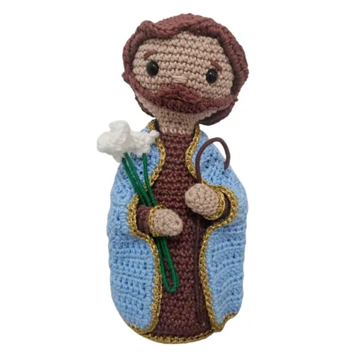 Amigurumi São José de Crochê - 20 cm
