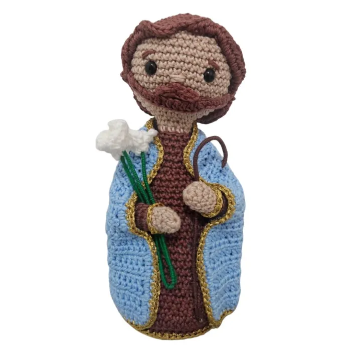 Amigurumi de São José de Crochê - 20 cm | Comprar na Lojinha Uai