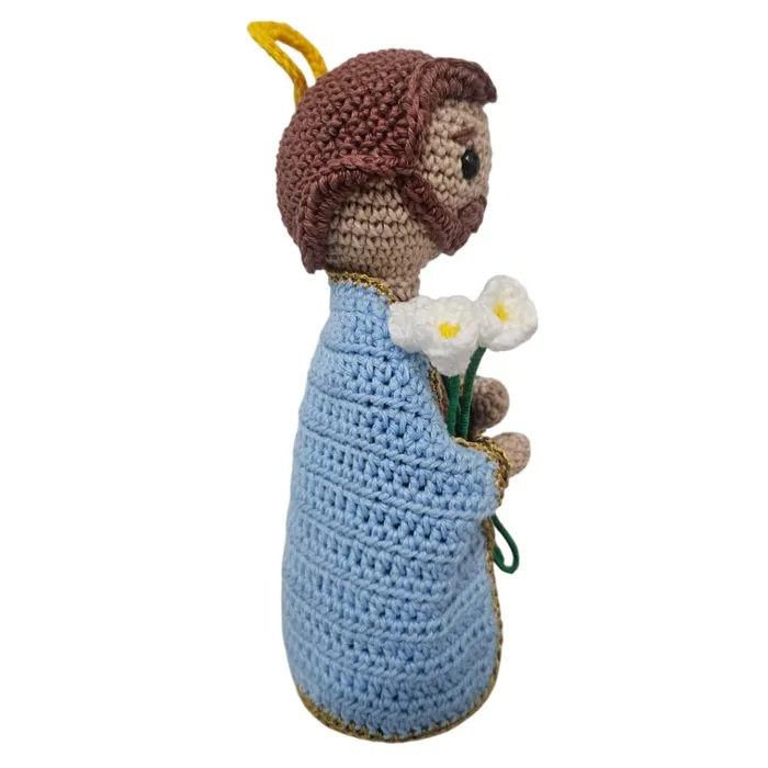 Amigurumi de São José de Crochê - 20 cm | Comprar na Lojinha Uai