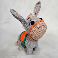 Amigurumi Articulado Presépio de Natal de Crochê - 17 cm - imagem 2