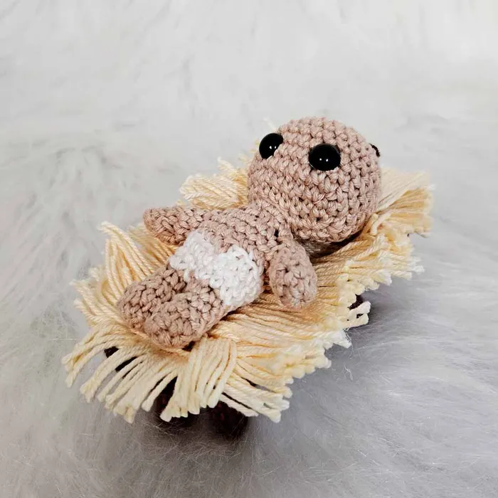 Presépio de Natal de Amigurumi de Crochê Articulado - 17 cm | Comprar na Lojinha Uai