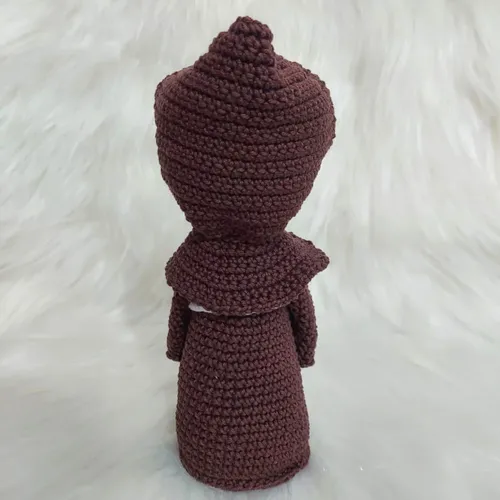Amigurumi de São Francisco de Crochê - 22 cm