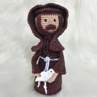 Amigurumi São Francisco de Crochê - 22 cm - imagem 1