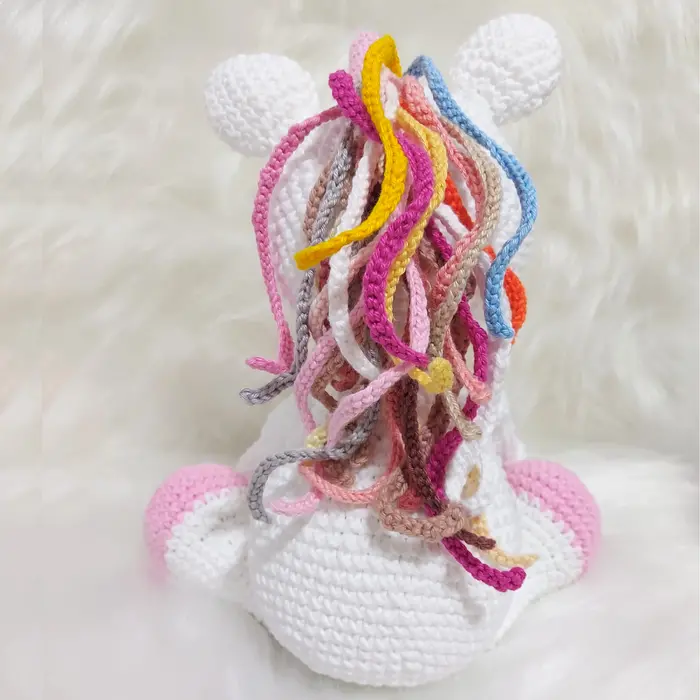 Amigurumi de Unicórnio De Crochê - 35 Cm | Comprar na Lojinha Uai