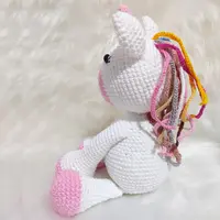 Amigurumi de Unicórnio De Crochê - 35 Cm | Comprar na Lojinha Uai - imagem 2