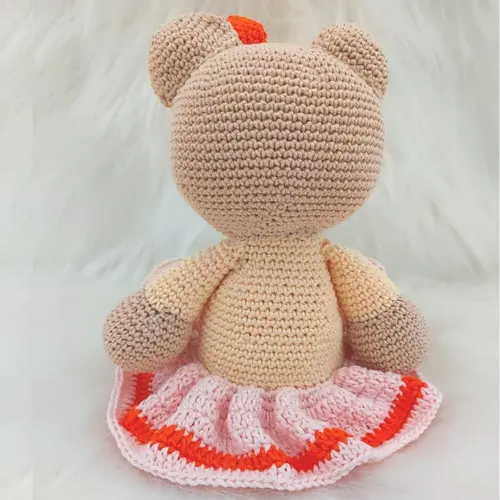 Amigurumi Urso de Crochê - 30 cm