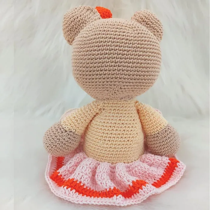 Amigurumi de Urso de Crochê - 30 cm | Comprar na Lojinha Uai