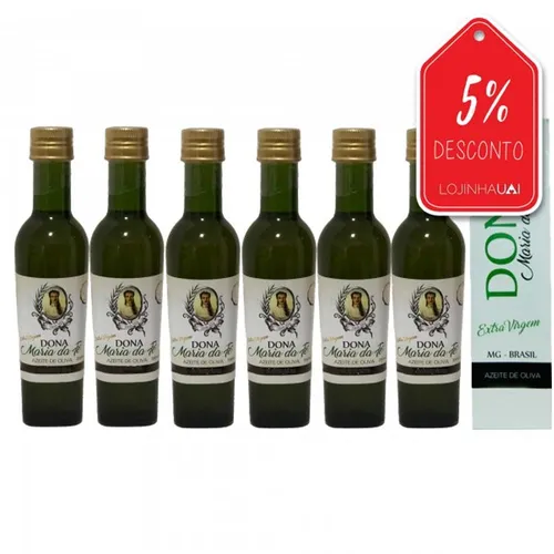 Kit Azeite Extra Virgem de Maria da Fé Blend 6 garrafas de 250ml - Dona