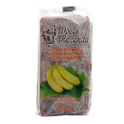 Bananada com Açúcar 500g - Doces Rezenda