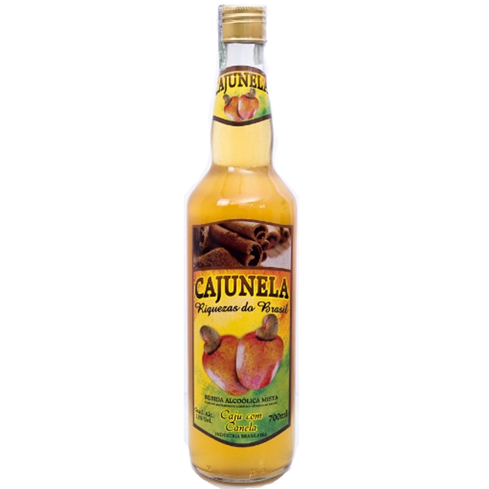Cachaça Cajunela com Rapadura, Caju e Canela 700ml | Comprar na Lojinha Uai