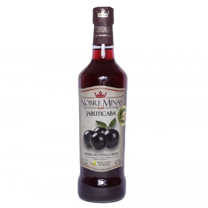  Cachaça com Jabuticaba 670 ml - Nobre Minas | Comprar na Lojinha Uai
