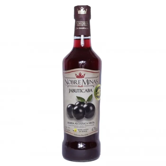  Cachaça com Jabuticaba 670 ml - Nobre Minas | Comprar na Lojinha Uai