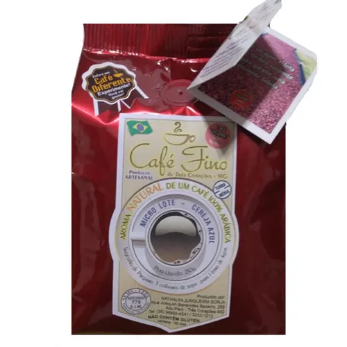 Café Especial 100% Arábica Cereja Azul Secagem Suspensa Moído 250g - Café Fino