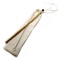 Kit Canudo Ecológico de Bambu com Escovinha e Bolsinha | Comprar na Lojinha Uai - imagem 1