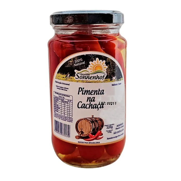 Pimenta na Cachaça Conserva 320g | Comprar na Lojinha Uai