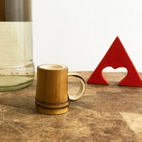 canequinha individual de bambu 8ml - imagem 1