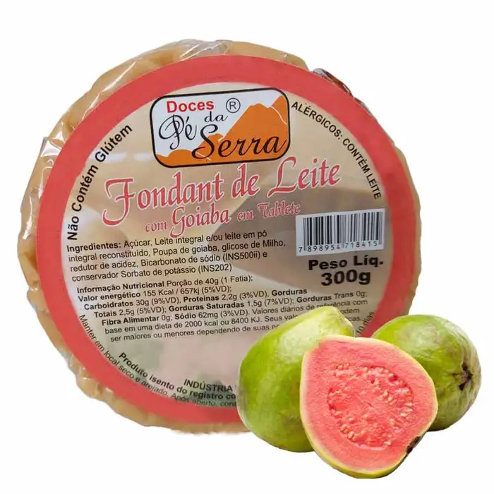 Doce de Leite com Goiabada Fondant Mineiro em Tablete | Comprar na Lojinha Uai