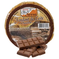 Doce de Leite Fondant de Leite com Chocolate em Tablete 300g - Doces Pé da Serra - imagem 1