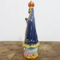 Imagem de Nossa Senhora Aparecida de Resina - 20 cm | Comprar na Lojinha Uai - imagem 5