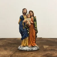 Imagem da Sagrada Família em Resina - 15 cm | Comprar na Lojinha Uai - imagem 2