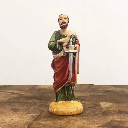 Imagem de São Paulo Apóstolo em Resina - 15 cm