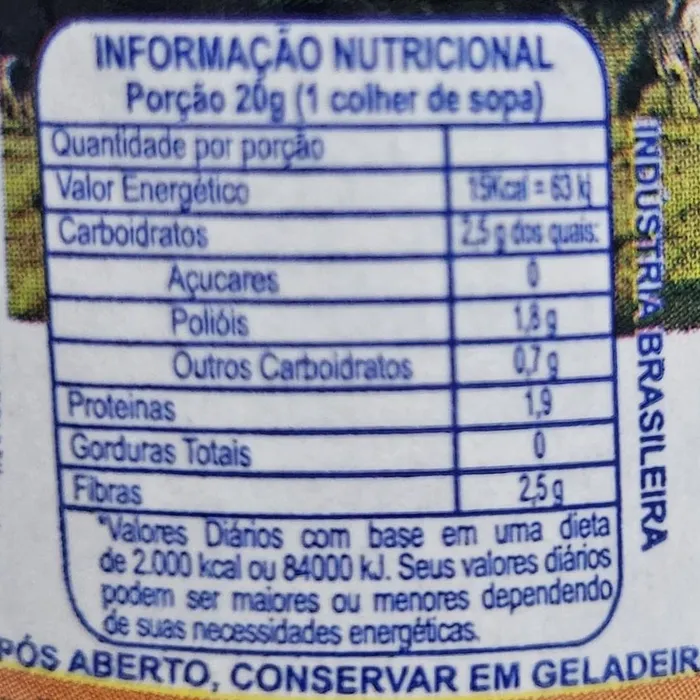 Geleia de Amora Diet Sem Açúcar 270g - Fazenda Sonnenhof | Comprar na Lojinha Uai