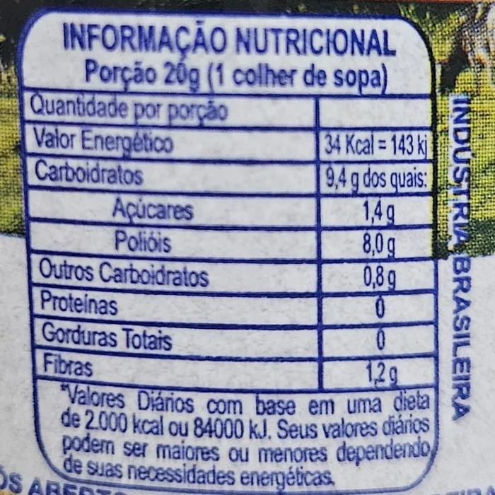 Geleia de Jabuticaba Diet Sem Açúcar 270g - Fazenda Sonnenhof | Comprar na Lojinha Uai