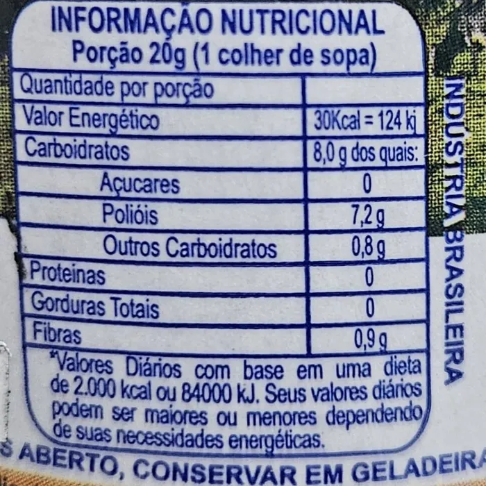Geleia de Morango Diet Sem Açúcar 270g - Fazenda Sonnenhof | Comprar na Lojinha Uai