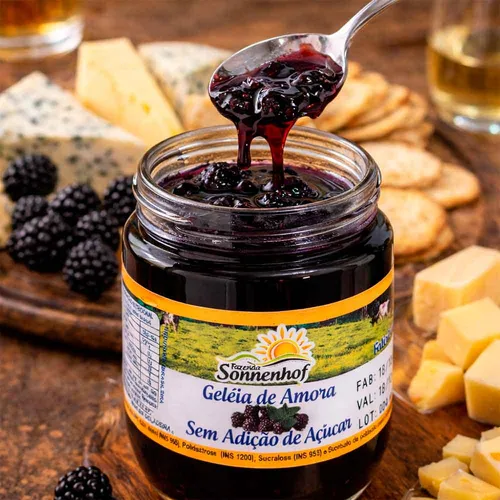 Geleia de Amora Diet Sem Açúcar 270g - Fazenda Sonnenhof