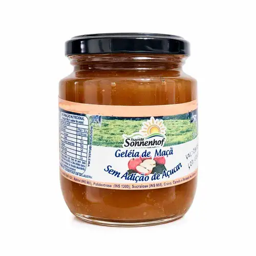 Geleia Diet de Maçã  - 270g - Fazenda Sonnenhof