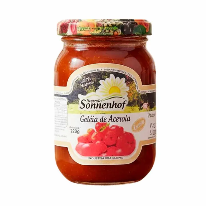 Geleia Extra de Acerola 320g - Fazenda Sonnenhof | Comprar na Lojinha Uai