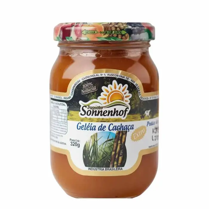 Geleia Extra de Cachaça 320g - Fazenda Sonnenhof | Comprar na Lojinha Uai