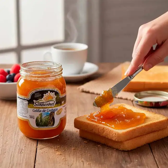 Geleia Extra de Cachaça 320g - Fazenda Sonnenhof | Comprar na Lojinha Uai