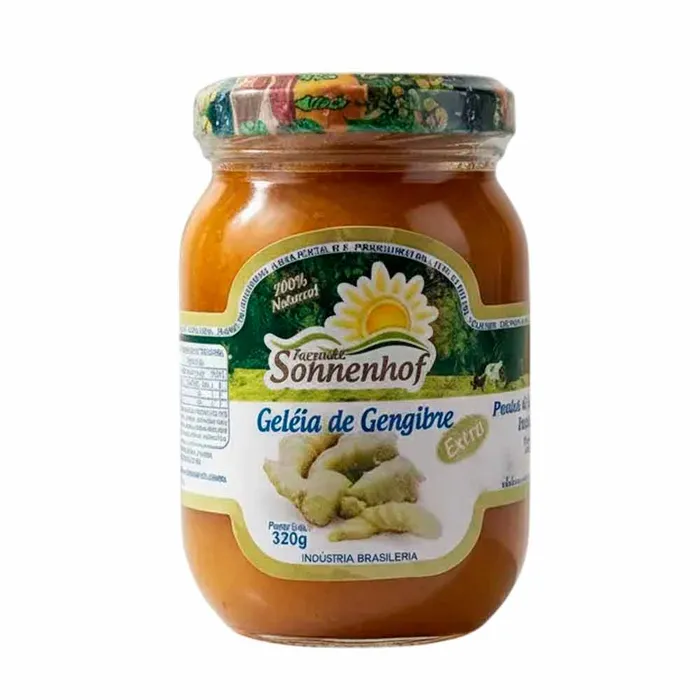Geleia Extra de Gengibre 320g - Fazenda Sonnenhof | Comprar na Lojinha Uai