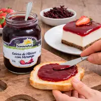 Geleia Extra de Morango com Hibisco - 320g - Fazenda Sonnenhof - imagem 2