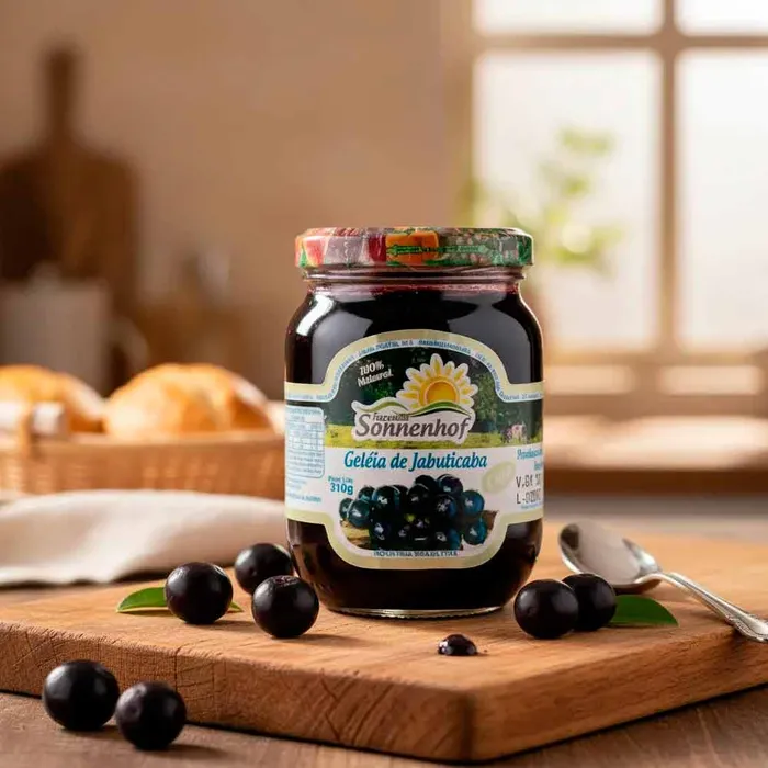 Geleia Extra de Jabuticaba 310g - Fazenda Sonnenhof | Comprar na Lojinha Uai