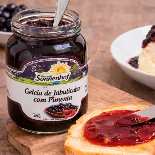 Geleia Extra de Jabuticaba com Pimenta - 320g - Fazenda Sonnenhof