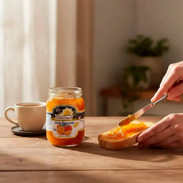 Geleia Extra de Laranja com Casca 320g - Fazenda Sonnenhof | Comprar na Lojinha Uai