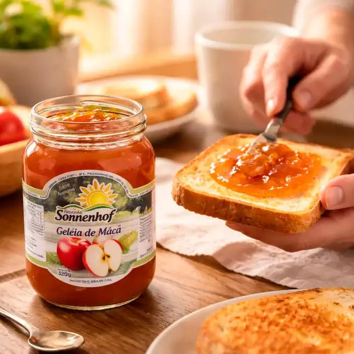 Geleia Extra de Maçã 320g - Fazenda Sonnenhof | Comprar na Lojinha Uai