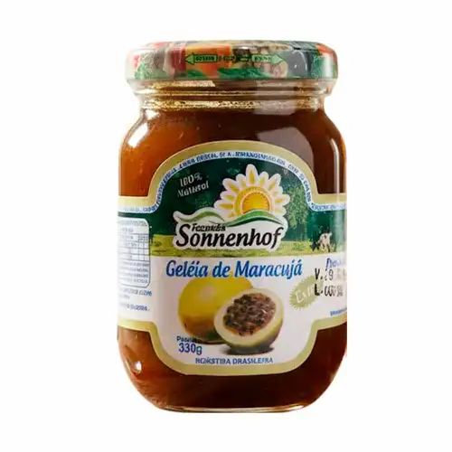 Geleia Extra de Maracujá - 330g - Fazenda Sonnenhof