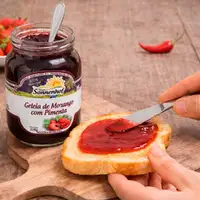 Geleia Extra de Morango com Pimenta - 320g - Fazenda Sonnenhof | Comprar na Lojinha Uai - imagem 2