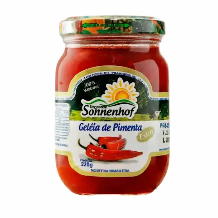 Geleia Extra de Pimenta 320g - Fazenda Sonnenhof | Comprar na Lojinha Uai
