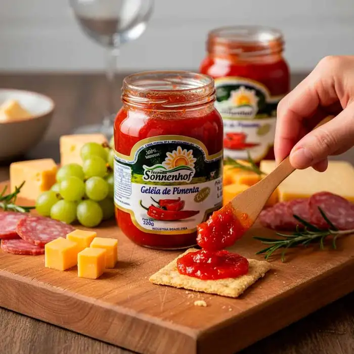 Geleia Extra de Pimenta 320g - Fazenda Sonnenhof | Comprar na Lojinha Uai