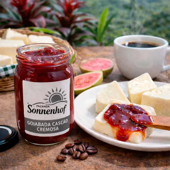 Goiabada Cascão de Colher Cremosa 320g - Fazenda Sonnenhof | Comprar na Lojinha Uai