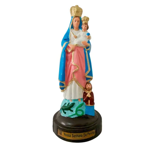 Imagem de Nossa Senhora da Penha de Borracha Inquebrável - 20 cm