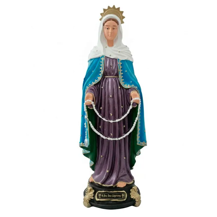 Imagem de Nossa Senhora das Lágrimas de Borracha Inquebrável | Comprar na Lojinha Uai