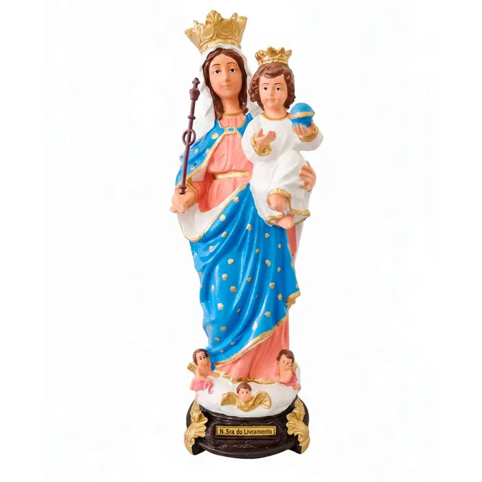 Imagem de Nossa Senhora do Livramento de Borracha - 40 cm | Comprar na Lojinha Uai