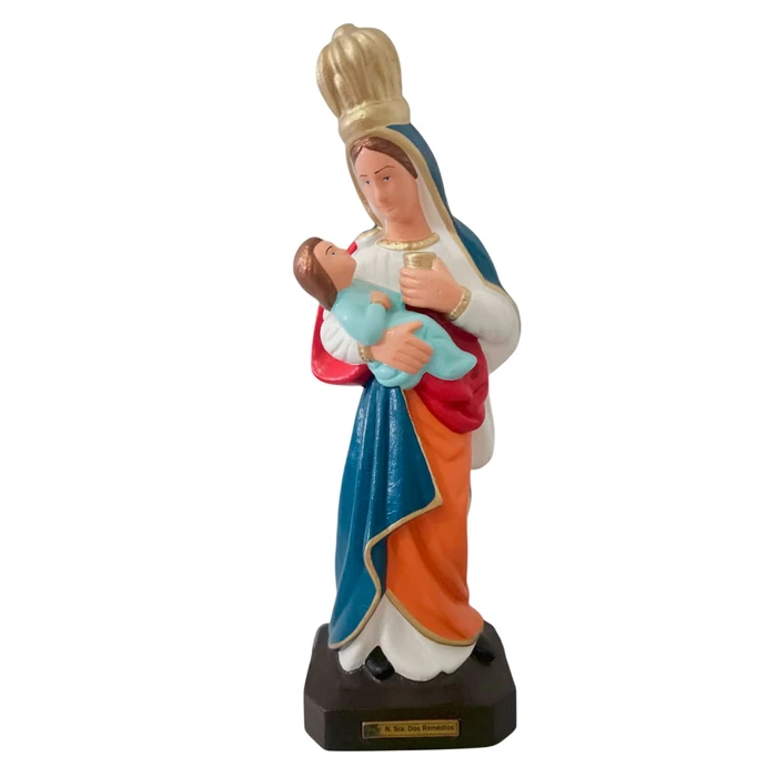 Imagem de Nossa Senhora dos Remédios em Borracha - 42 cm | Comprar na Lojinha Uai