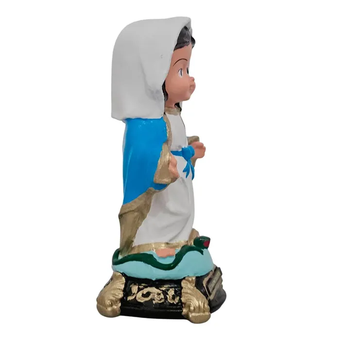 Imagem de Nossa Senhora das Graças sem Medalha Infantil de Borracha - 15 cm | Lojinha Uai