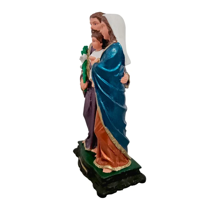 Imagem da Sagrada Família de Borracha Inquebrável - 20 cm | Comprar na Lojinha Uai